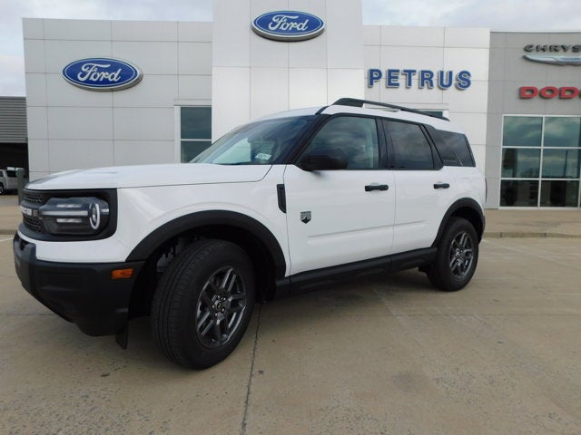 2026 Ford Bronco Sport Big Bend in Ox White — front three-quarter view