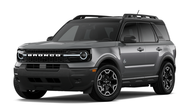 2026 Ford Bronco Sport Outer Banks in Carbonized Gray Metallic — front three-quarter view